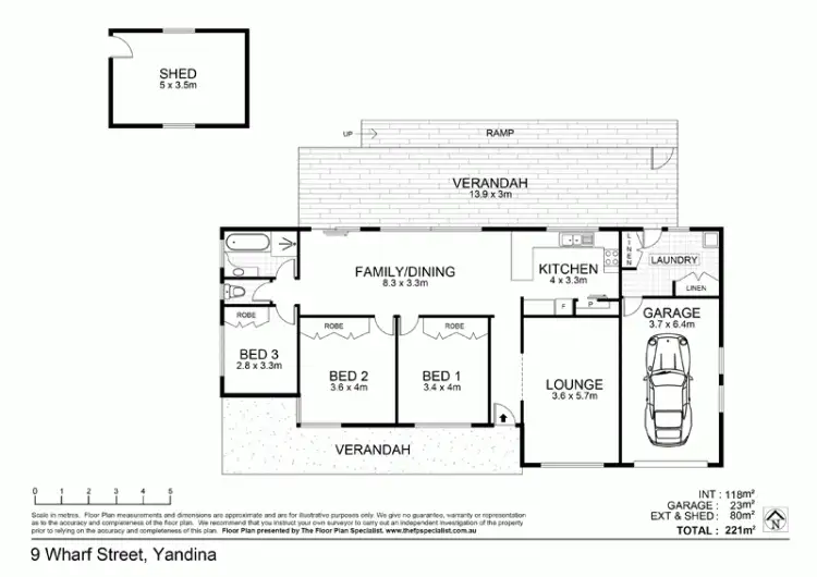 Floorplan of Homely house listing, 9 Wharf Street, Yandina QLD 4561