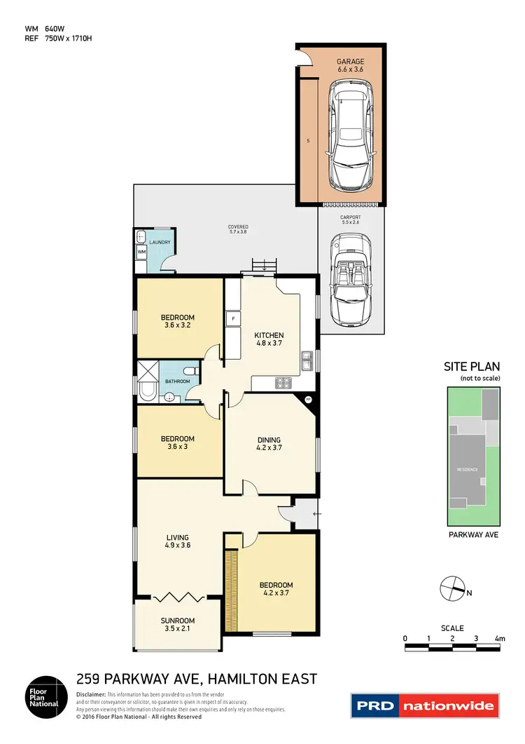 Floorplan of Homely house listing, 259 Parkway Avenue, Hamilton East NSW 2303