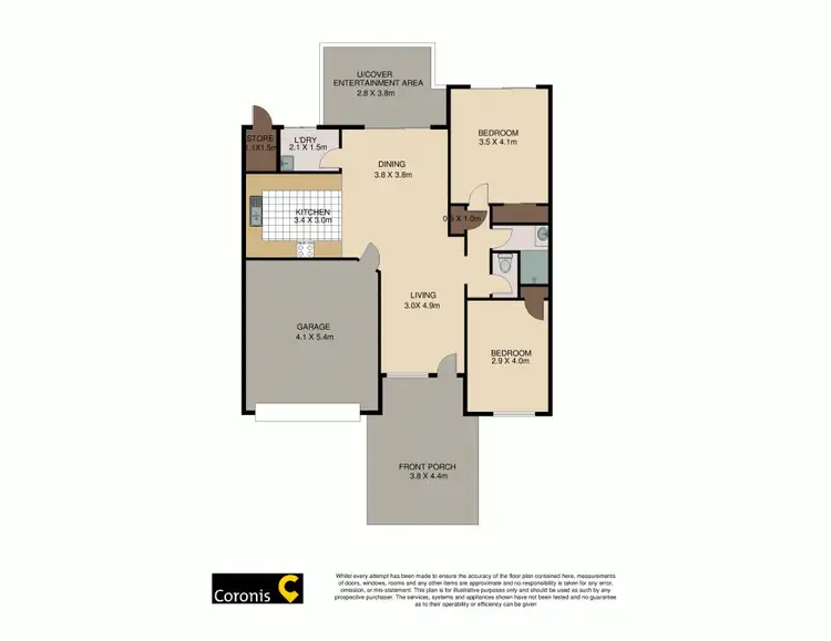 Floorplan of Homely unit listing, 2 Circa Crescent, Albany Creek QLD 4035