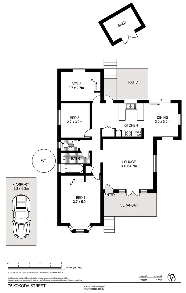 Floorplan of Homely house listing, 75 Kokoda Street, Darra QLD 4076