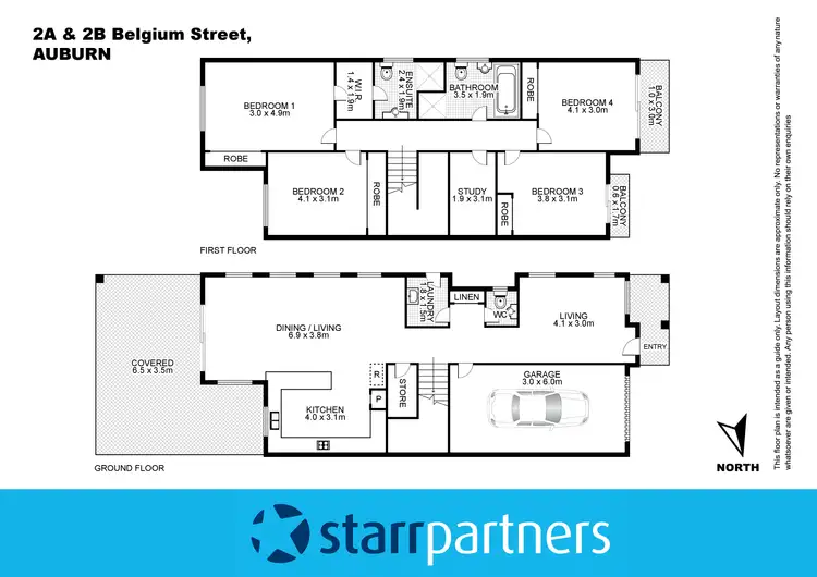 Floorplan of Homely house listing, 2A & 2B Belgium Street, Auburn NSW 2144