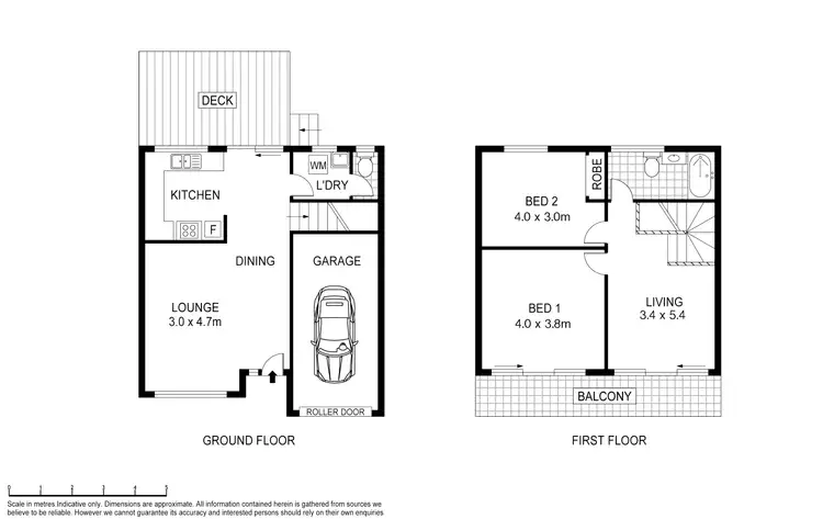 Floorplan of Homely townhouse listing, 6/13 Lake Street, Budgewoi NSW 2262