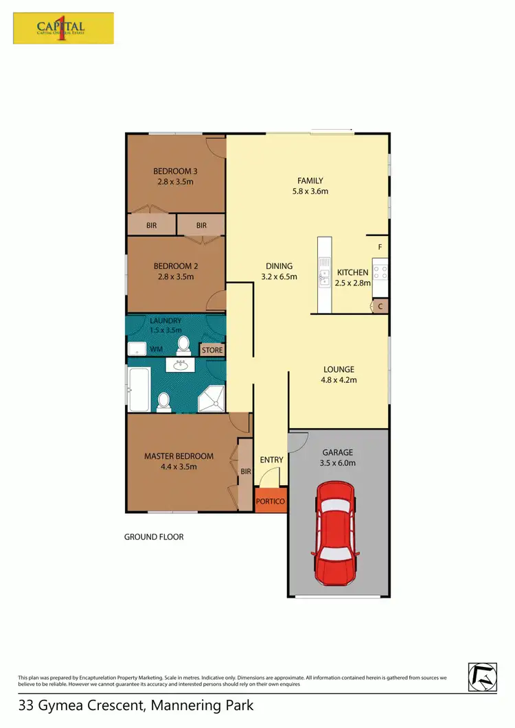 Floorplan of Homely house listing, 33 Gymea Crescent, Mannering Park NSW 2259