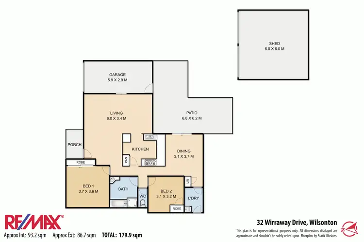 Floorplan of Homely house listing, 32 Wirraway Drive, Wilsonton QLD 4350