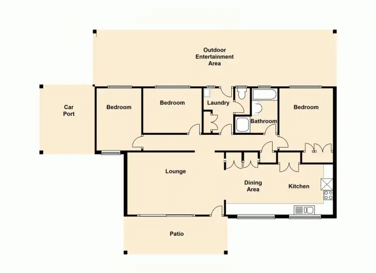 Floorplan of Homely house listing, 15 Jillian Street, Kallangur QLD 4503