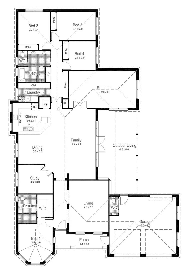 Floorplan of Homely house listing, 3 Ulandra Place, Estella NSW 2650