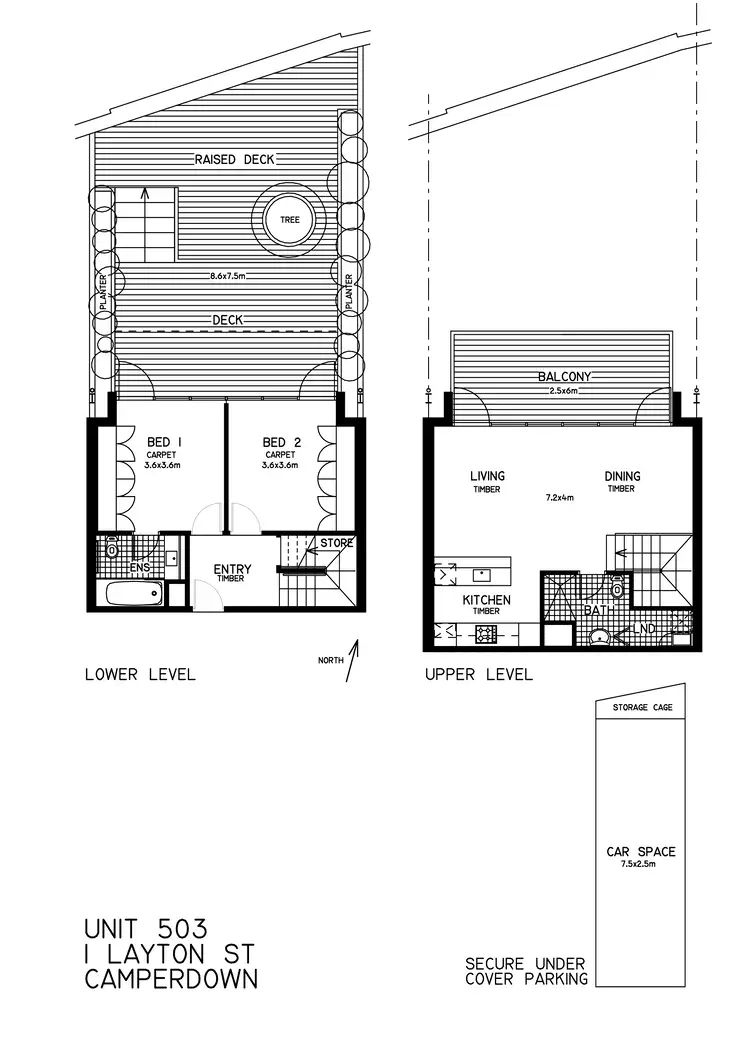 Floorplan of Homely apartment listing, 503/1 Layton St, Camperdown NSW 2050
