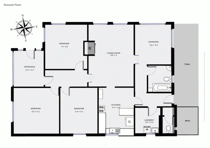 Floorplan of Homely house listing, 103 Taylor Street, Armidale NSW 2350