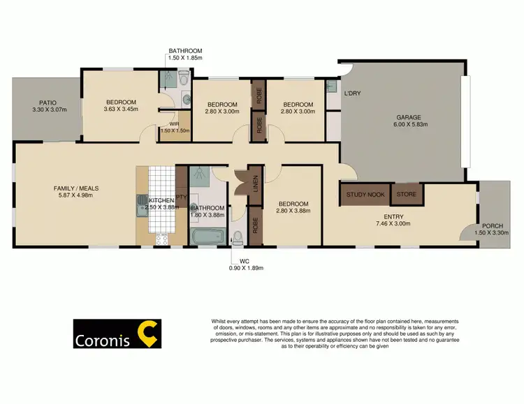 Floorplan of Homely house listing, 8 Edmund Close, Springfield Lakes QLD 4300