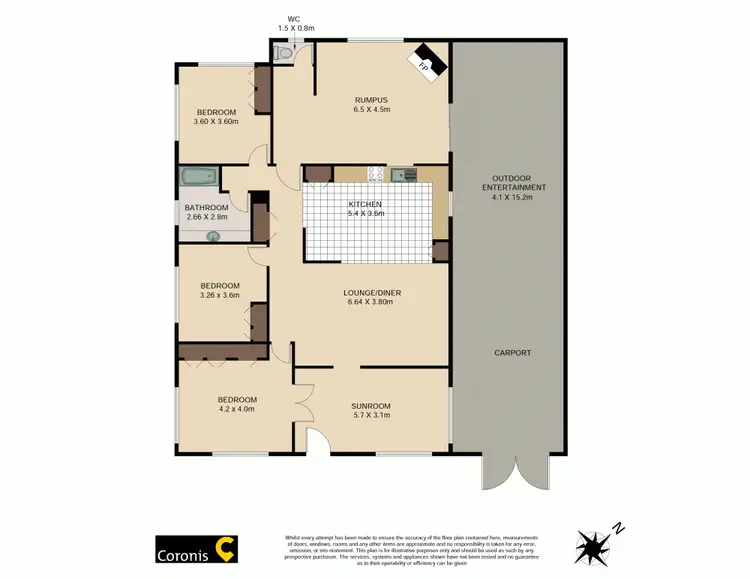 Floorplan of Homely house listing, 3 Wieck Street, Newtown QLD 4350