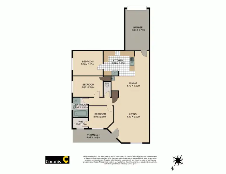 Floorplan of Homely unit listing, 3/19 Muraban Street, Mooloolaba QLD 4557