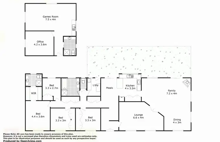 Floorplan of Homely house listing, 8 Gladswood Drive, Highfields QLD 4352