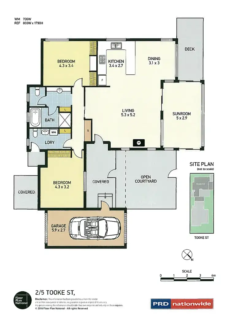Floorplan of Homely house listing, House 2 of 5 Tooke Street, Bar Beach NSW 2300