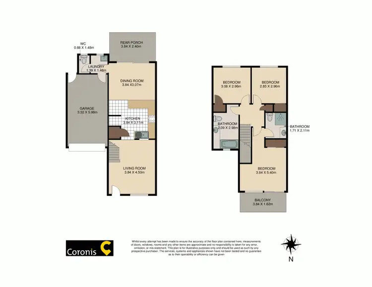 Floorplan of Homely townhouse listing, 2/12 Cosgrove Avenue, Annerley QLD 4103