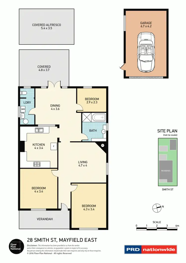 Floorplan of Homely house listing, 28 Smith Street, Mayfield East NSW 2304