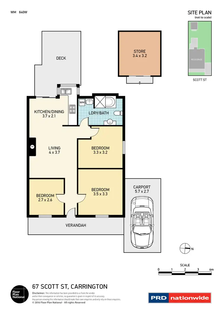 Floorplan of Homely house listing, 67 Scott Street, Carrington NSW 2294