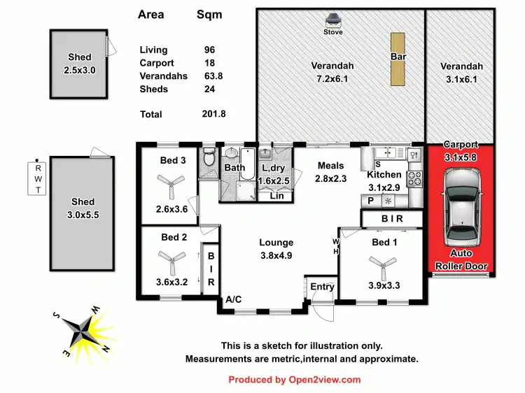 Floorplan of Homely house listing, 1 Pioneer Circuit, Queenstown SA 5014