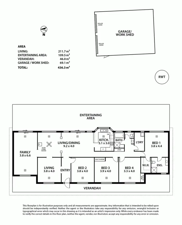 Floorplan of Homely house listing, 135 Burnbank Way, Mount Barker SA 5251