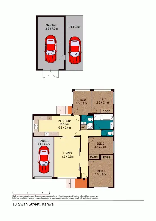 Floorplan of Homely house listing, 13 Swan Street, Kanwal NSW 2259