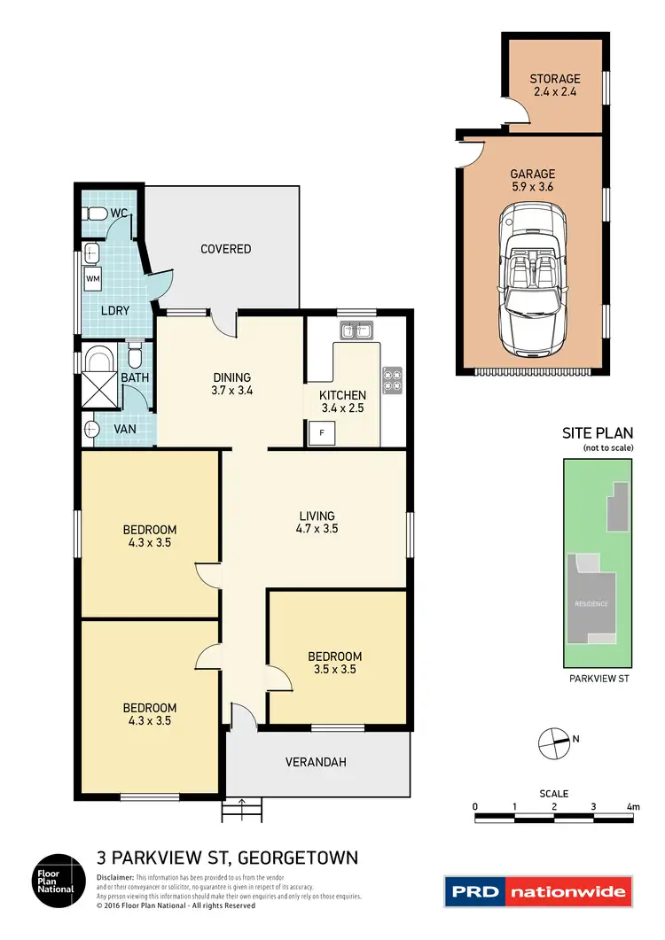 Floorplan of Homely house listing, 3 Parkview Street, Georgetown NSW 2298