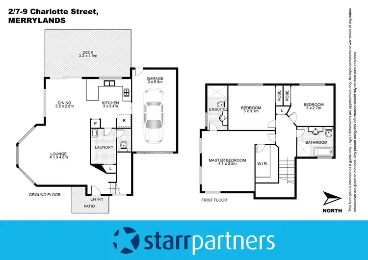Floorplan of Homely townhouse listing, 2/7-9 Charlotte Street, Merrylands NSW 2160