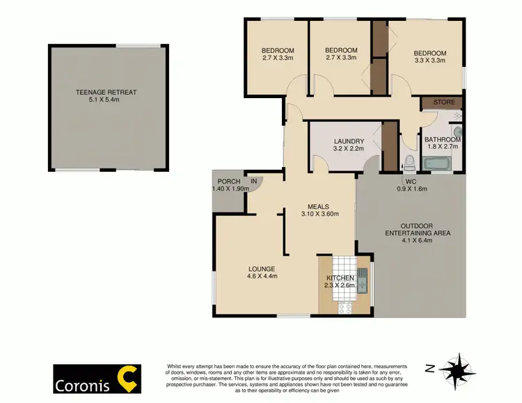 Floorplan of Homely house listing, 4 Kingsford Smith Drive, Wilsonton QLD 4350