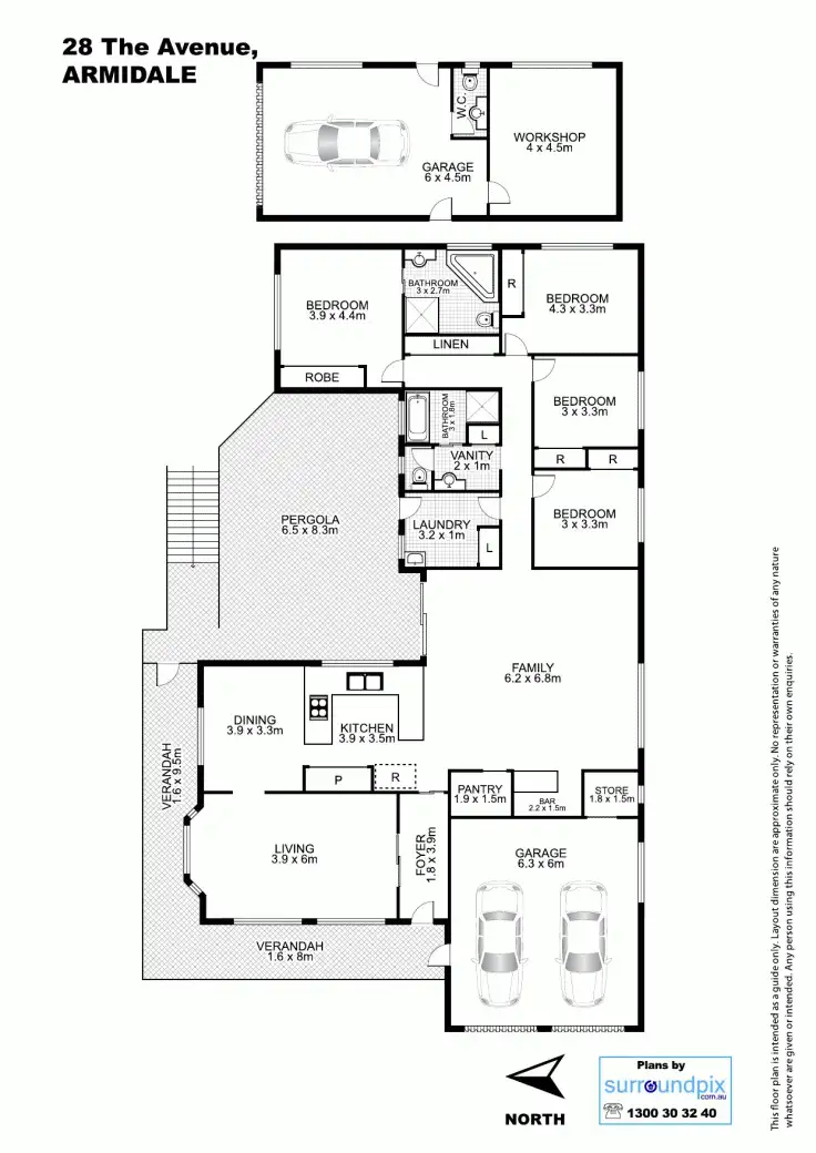 Floorplan of Homely house listing, 28 The Avenue, Armidale NSW 2350
