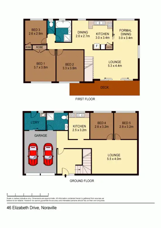 Floorplan of Homely house listing, 46 Elizabeth Drive (DO NOT USE), Noraville NSW 2263