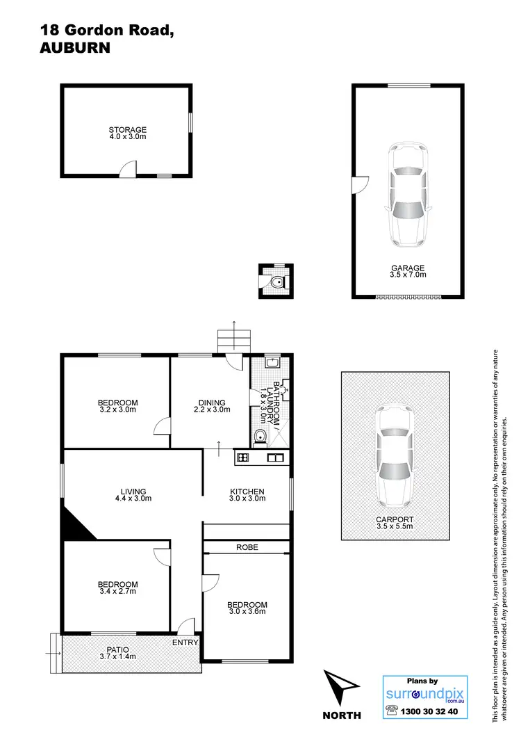 Floorplan of Homely house listing, 18 Gordon Road, Auburn NSW 2144