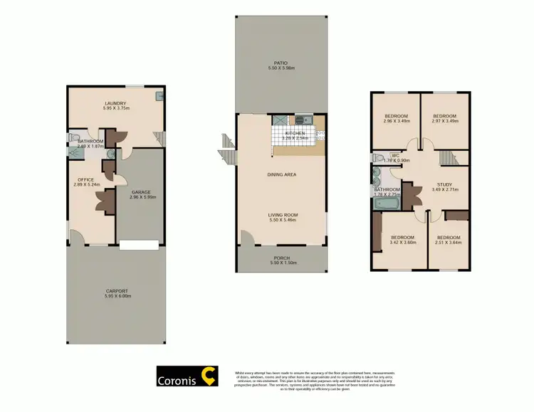 Floorplan of Homely house listing, 4 Lerose Avenue, Kallangur QLD 4503