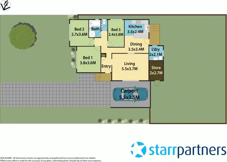Floorplan of Homely house listing, 13 Roper Road, Colyton NSW 2760