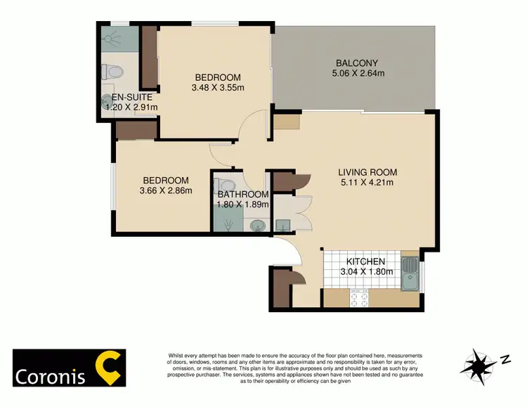Floorplan of Homely unit listing, 6/632 Nudgee Road, Nundah QLD 4012