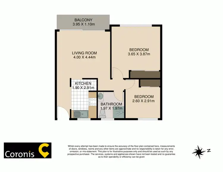 Floorplan of Homely unit listing, 4/28 East Street, Lutwyche QLD 4030