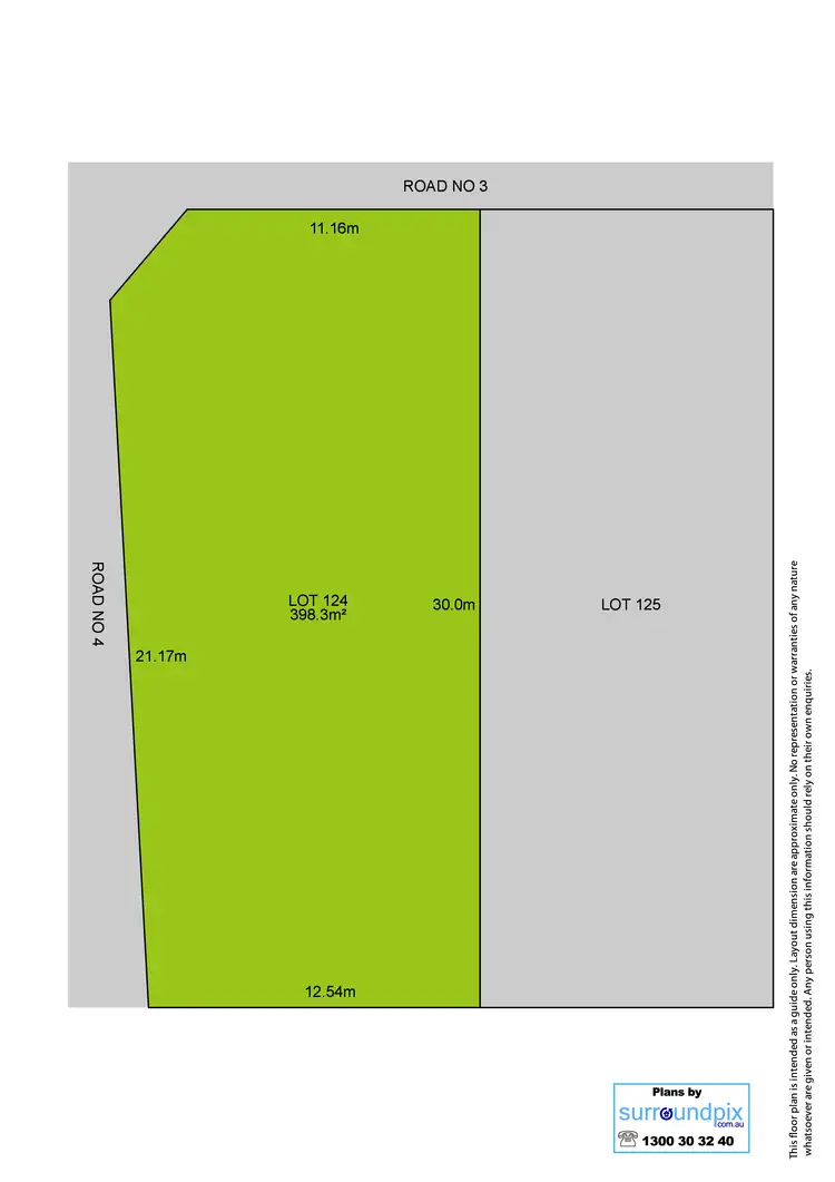 Floorplan of Homely land listing, Lot 124 Butu Wargun Drive, Pemulwuy NSW 2145