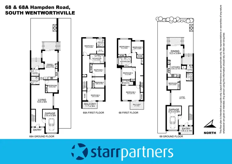 Floorplan of Homely house listing, 68A Hampden Road, South Wentworthville NSW 2145