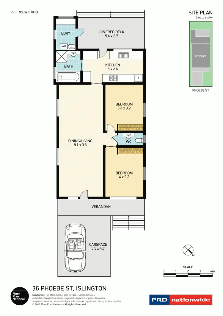 Floorplan of Homely house listing, 36 Phoebe Street, Islington NSW 2296