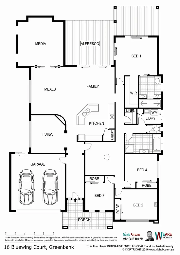 Floorplan of Homely house listing, 16 Bluewing Court, Greenbank QLD 4124