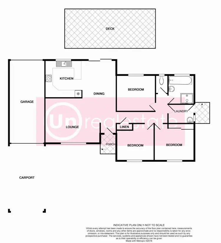 Floorplan of Homely house listing, 66 Dews Ave, Toormina NSW 2452