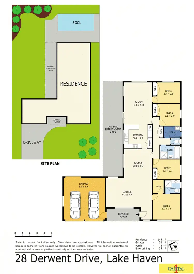Floorplan of Homely house listing, 28 Derwent Street, Lake Haven NSW 2263