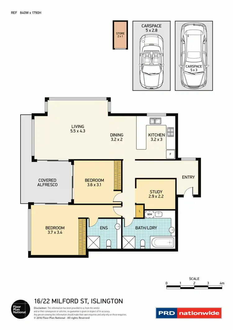 Floorplan of Homely house listing, 16/22 Milford Street, Islington NSW 2296
