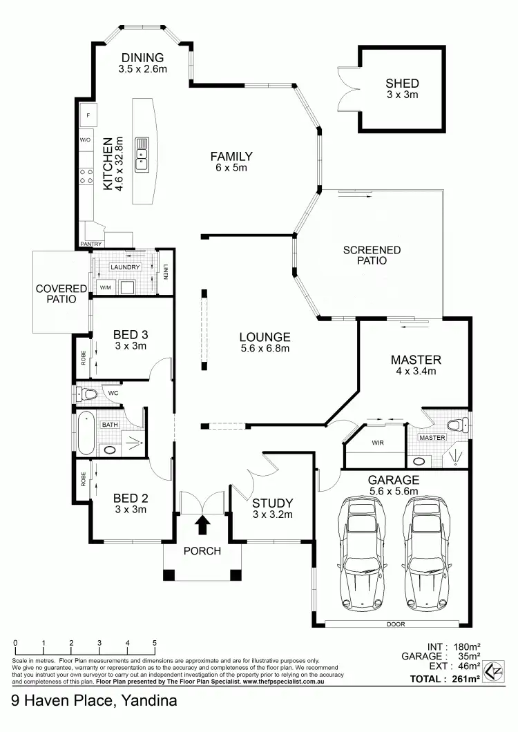 Floorplan of Homely house listing, 9 Haven Place, Yandina QLD 4561