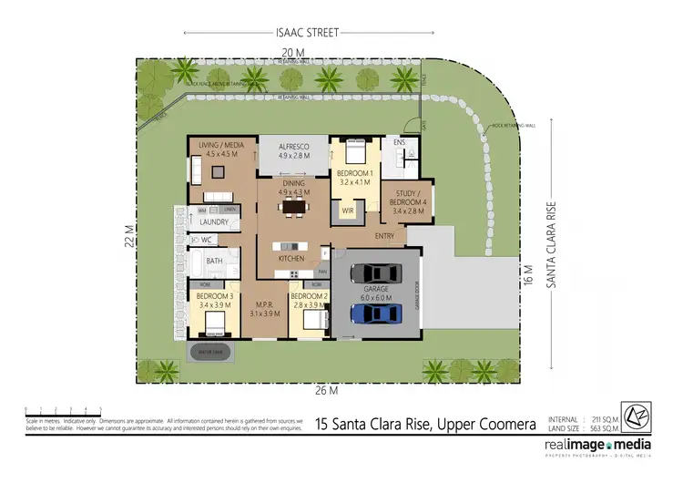 Floorplan of Homely house listing, 15 Santa Clara Rise, Upper Coomera QLD 4209