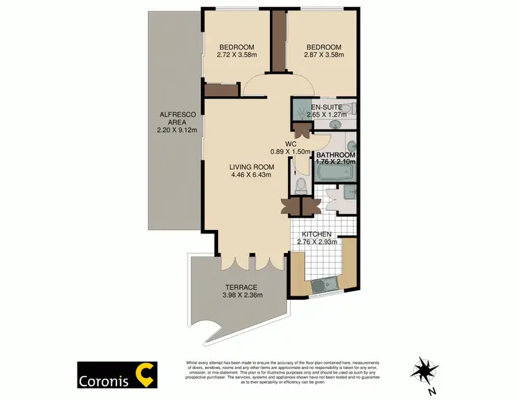 Floorplan of Homely unit listing, 2/21 Wolseley Street, Clayfield QLD 4011