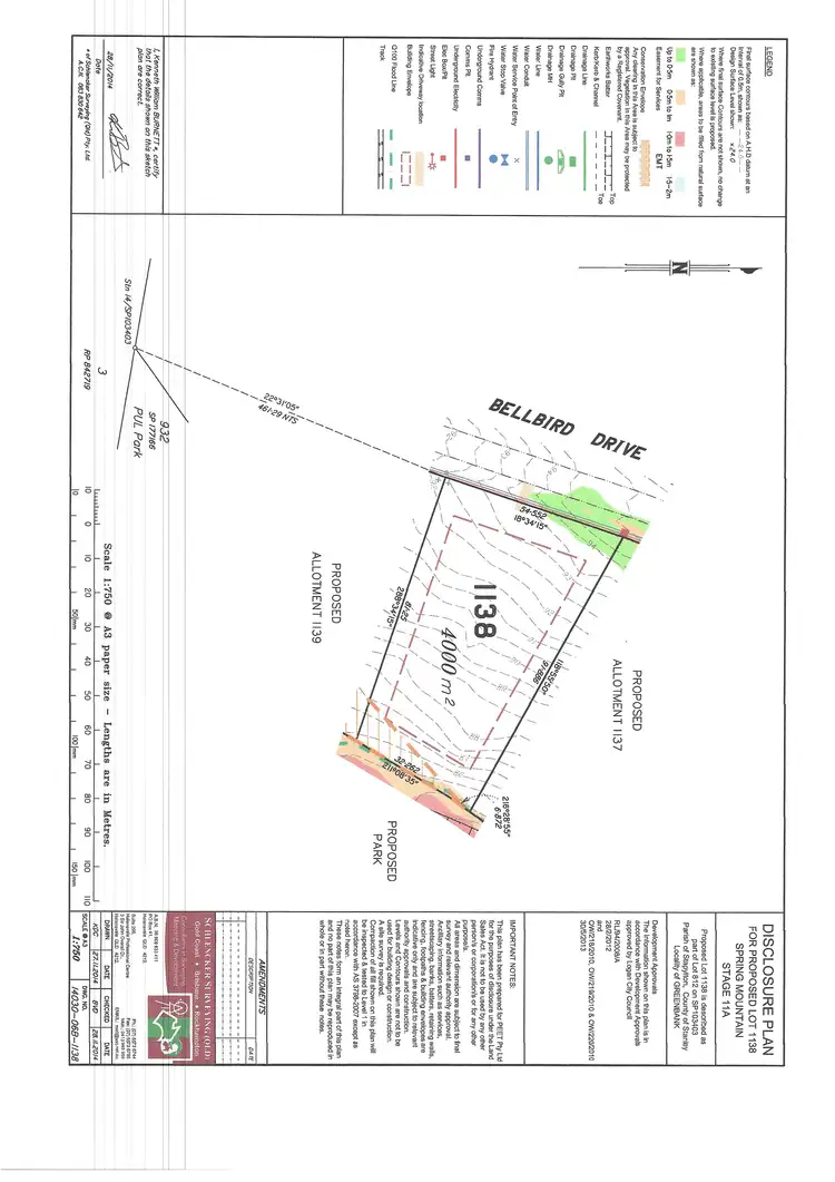 Floorplan of Homely land listing, 137-143 Lot 1138 Bellbird Drive, Greenbank QLD 4124