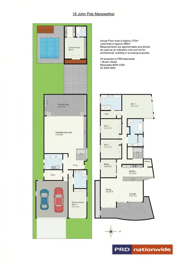Floorplan of Homely house listing, 18 John Parade, Merewether NSW 2291