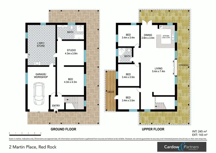 Floorplan of Homely house listing, 2 Martin Place, Red Rock NSW 2456