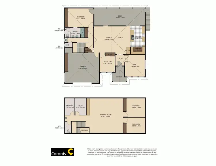 Floorplan of Homely house listing, 39 Federation Drive, Highfields QLD 4352