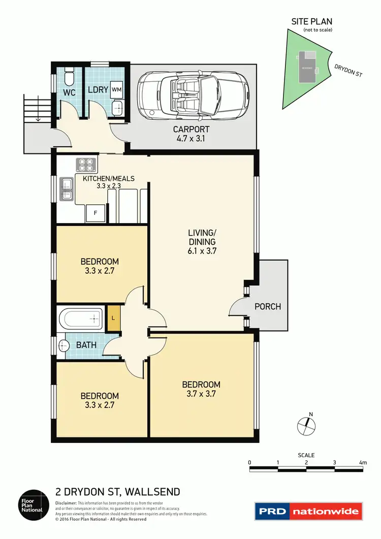 Floorplan of Homely house listing, 2 Drydon Street, Wallsend NSW 2287