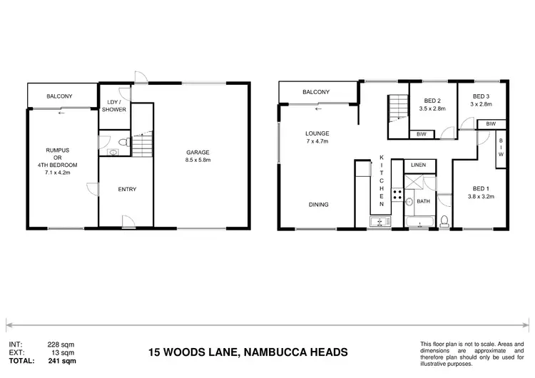Floorplan of Homely house listing, 15 Woods Lane, Nambucca Heads NSW 2448