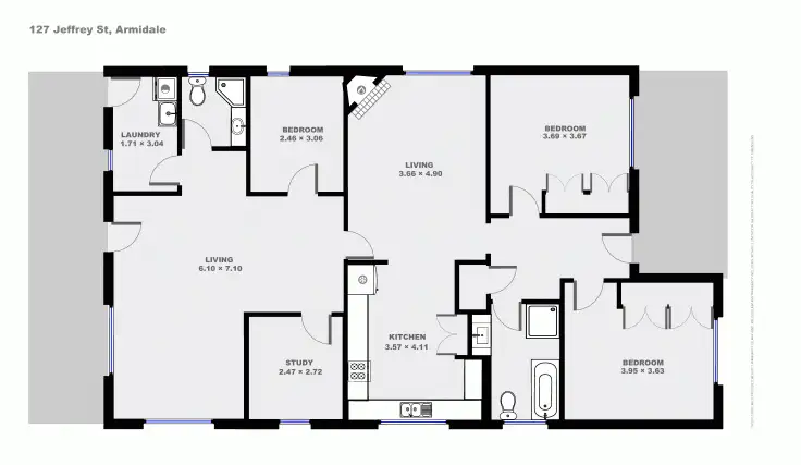 Floorplan of Homely house listing, 127 Jeffrey Street, Armidale NSW 2350